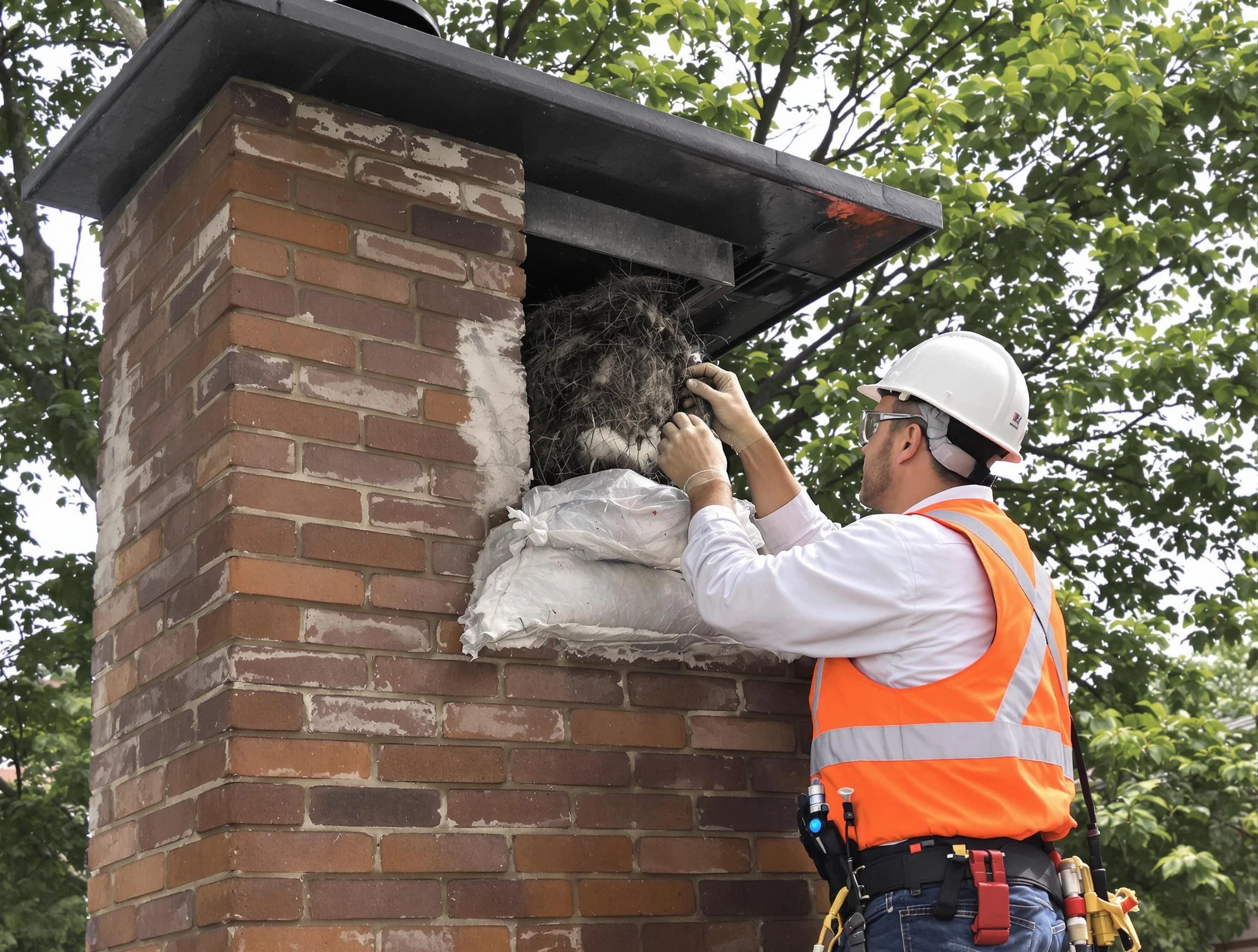 Humane removal of debris and animals by New Kensington Chimney Sweep in New Kensington, PA