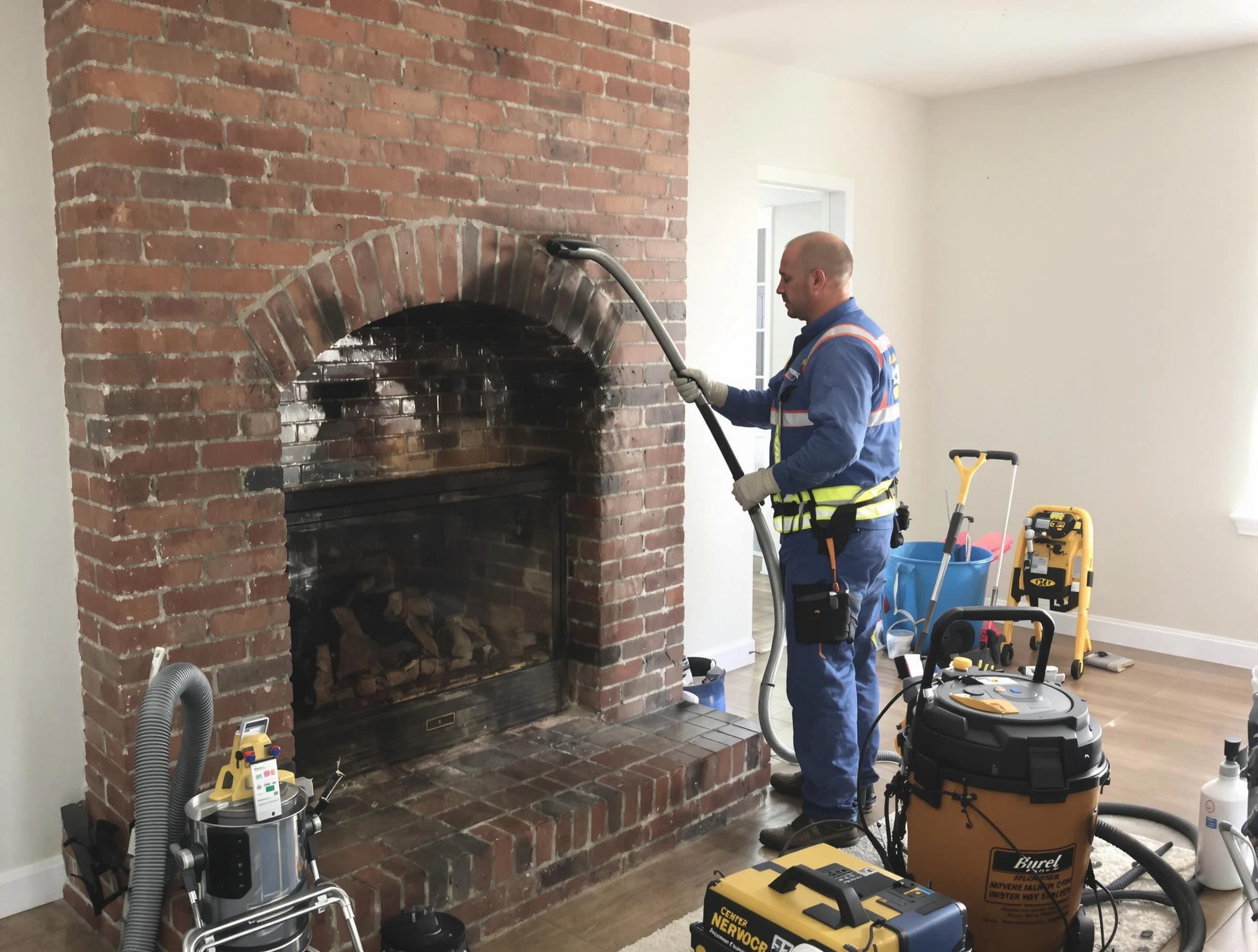 New Kensington Chimney Sweep expert performing detailed chimney sweep in New Kensington, PA