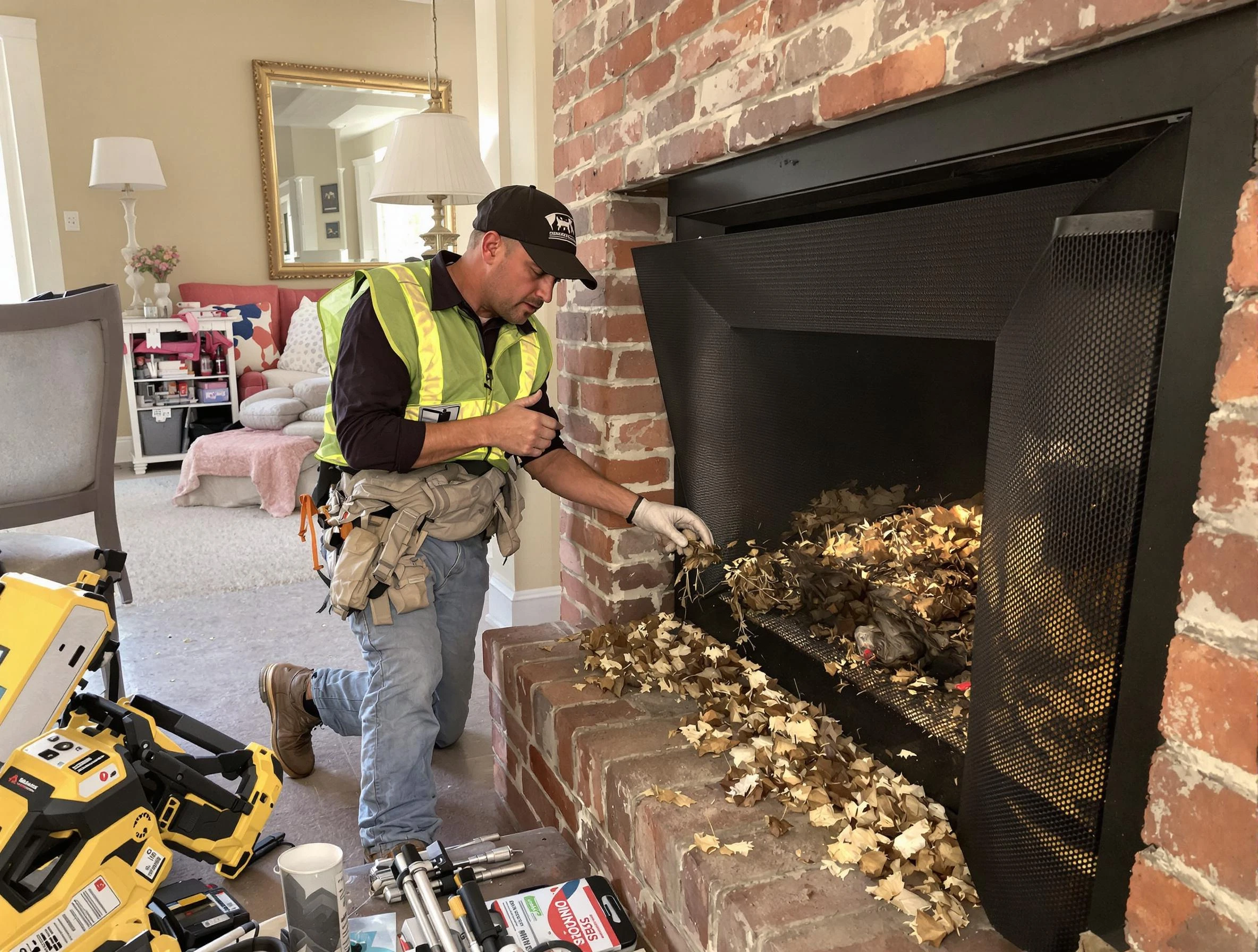 Safe screening installation by New Kensington Chimney Sweep in New Kensington, PA